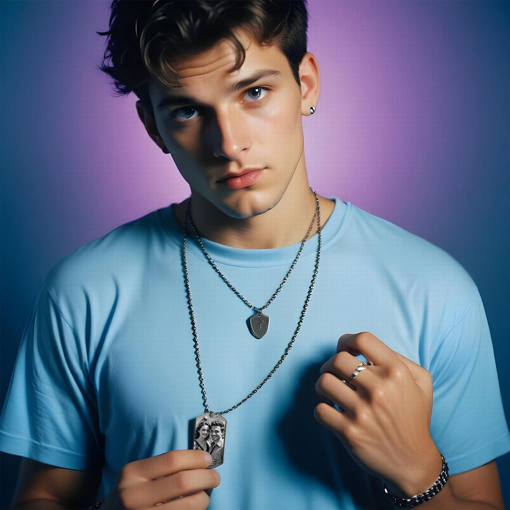 Unique Personalized Gifts for Her, Initial Necklaces for Women, Letter Double Side Engraved Disc/Heart Pendant Necklace, Minimalism Style Jewelry for Everyday Wear