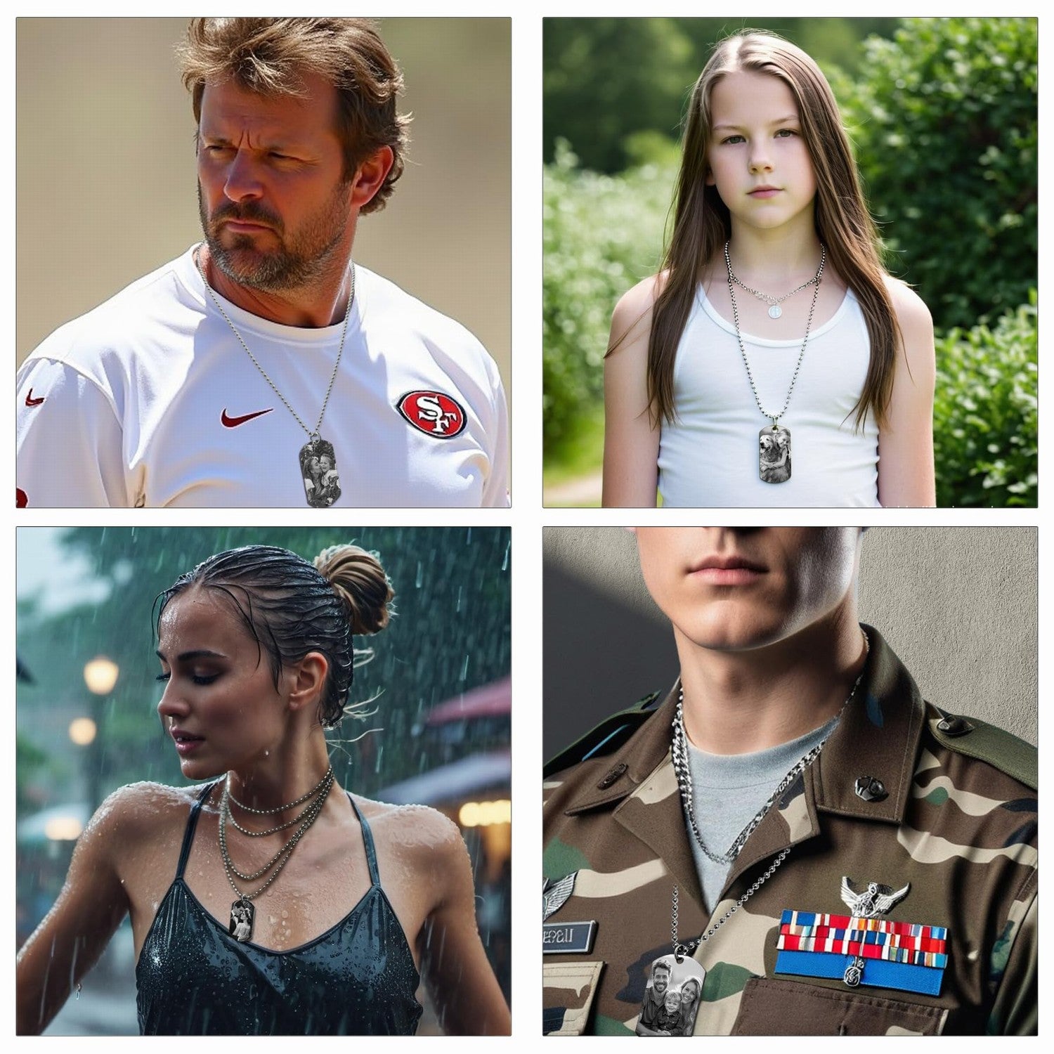 Unique Personalized Gifts for Her, Initial Necklaces for Women, Letter Double Side Engraved Disc/Heart Pendant Necklace, Minimalism Style Jewelry for Everyday Wear