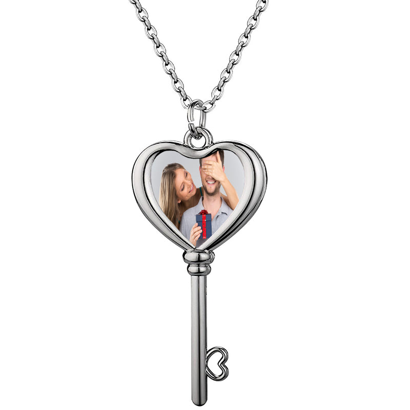 Two Tone Personalized Double Plate 3D Name Necklace - Style 2 - Customize Any Name